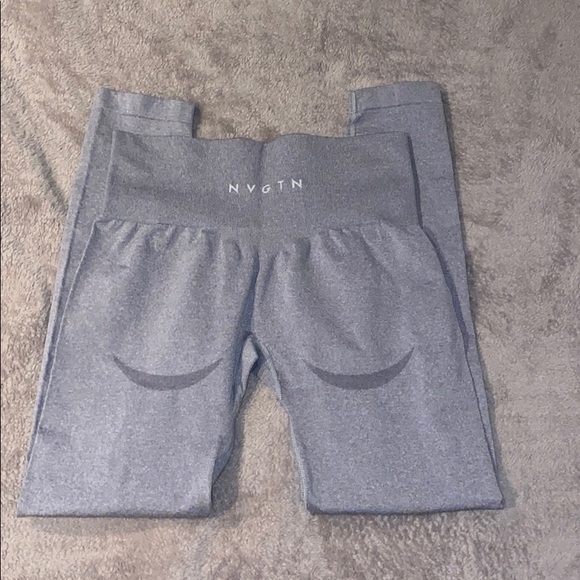 NVGTN Pants - NVGTN Contour Grey Seamless Leggings
